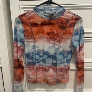 Wild Fable Long Sleeve Sheer Mesh Top | US Size XS